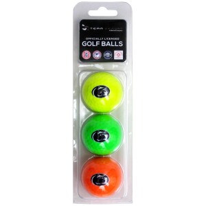 neon golf balls with Penn State Athletic Logos 3pk